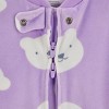 Carter's Just One You® Baby Girls' Bears Sleep N' Play - White/Purple - 3 of 4