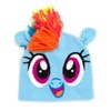 My Little Pony Rainbow Dash Unicorn Girls Pullover Fleece Sweatshirt and Cosplay Hat Little Kid to Big Kid - image 4 of 4