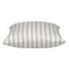 HomeRoots 16" Taupe and White Striped Cotton Throw Pillow - 4 of 4