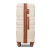 3 Piece Hardshell Luggage Sets, Expandable Suitcase Sets With Spinner Wheels And TSA Lock For Travel (20''/24''/28'') - 3 of 4