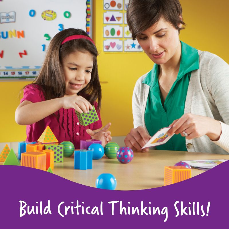 Learning Resources Mental Blox Critical Thinking Game, 20 Blocks, 20 Activity Cards, Ages 5+, 4 of 11