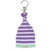 Pavilion Gift Company - Blue and Lavender Stripe - One Size Fits All Baby Hat - Hats - 4 of 4