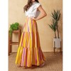 Women's Sunset Summer Maxi Skirt - FLYING TOMATO - 4 of 4