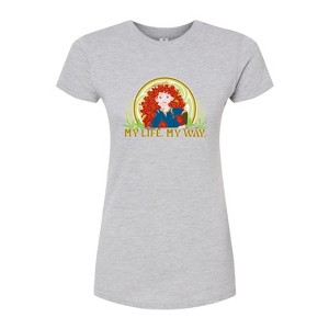 Women's - Disney Princess - My Life My Way Fitted Graphic T-Shirt - 1 of 3