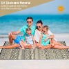 Camping Rug for Balcony Washable Easy-Clean Non-Slip Carpet Modern Boho Plastic Carpet Stain-Resistant RV Area Rug for Patio Picnic Beach - 4 of 4
