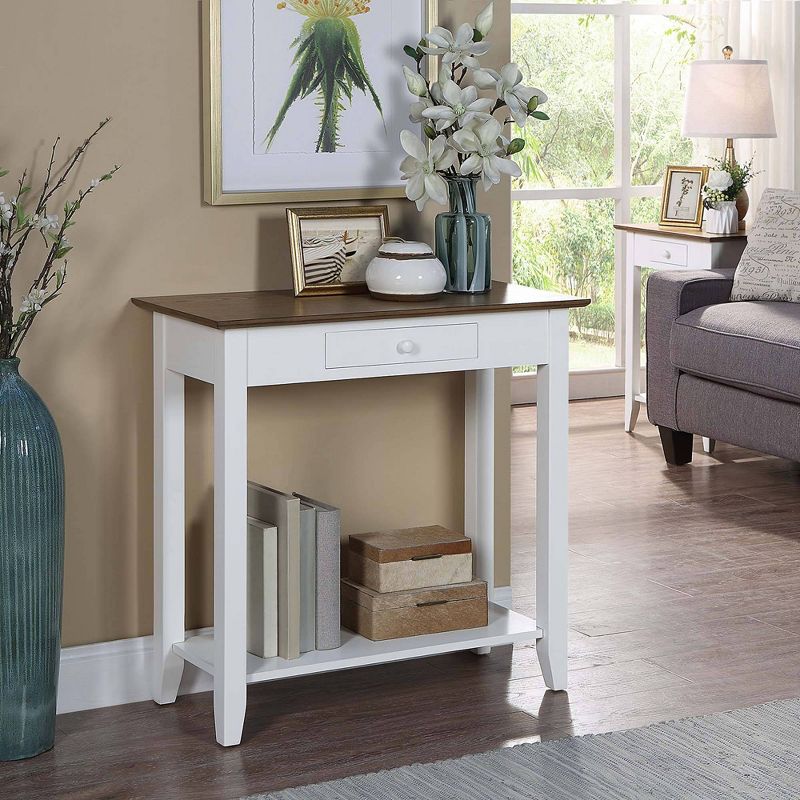 American Heritage Hall Table with Drawer Shelf - Breighton Home, 3 of 10