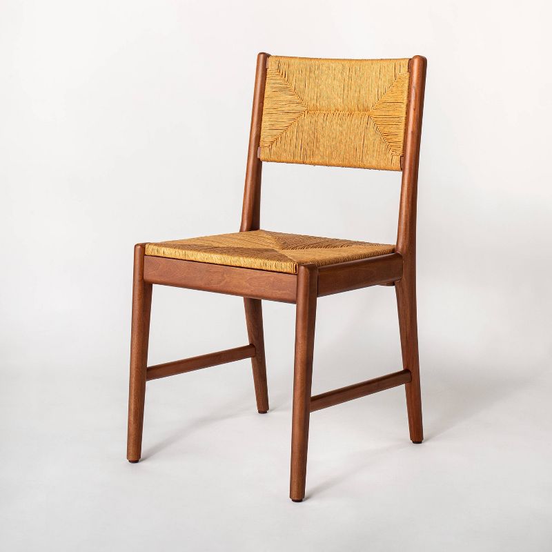 Sunnyvale Woven Dining Chair Natural - Threshold&#8482; designed with Studio McGee, 1 of 9
