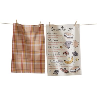 tagltd Smore To Love Dishtowel Set of 2