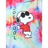 Peanuts Snoopy Joe Cool Tie Dye Womens' Pajama Loungewear Hooded Jogger Set Multicolored - 2 of 4