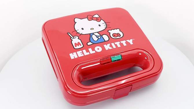 Uncanny Brands Hello Kitty Red Grilled Cheese Maker, 2 of 10, play video