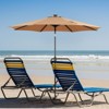 PAGED 15FT Rectangle Patio Umbrella Large Outdoor Market Umbrella with Crank, Self-locking Function, Durable Base and 12 Ribs for Garden - 2 of 4