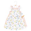 Hudson Baby Infant and Toddler Girls Cotton Dresses, Soft Butterfly Floral - 2 of 4