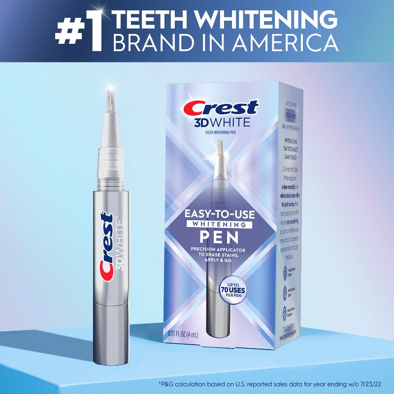 Crest 3D White On-the-Go Teeth Whitening Pen - 0.13 fl oz, 5 of 8