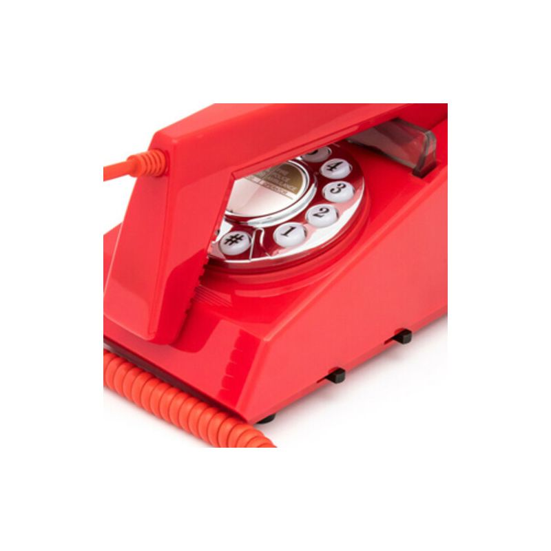 GPO Retro GPOTRMR Trim phone Desktop or Wall Mountable - Red, 4 of 7