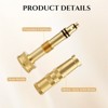 Infurnic Hose Valves and Connectors Water 4 inch Hose Sprayer Nozzle Adjustable Twist, Jet Sweeper Nozzle with Solid Brass, High Pressure for Garden - 3 of 4