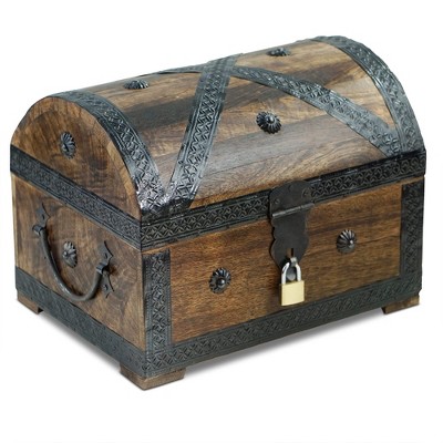 Brynnberg Janis Small 11 x7.1 x5.5 Pirate Treasure Chest Storage