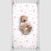 Disney Minnie Mouse Twinkle Twinkle Minnie Pink Stars and Minnie Outlines 100% Cotton Fitted Crib Sheet - 3 of 4