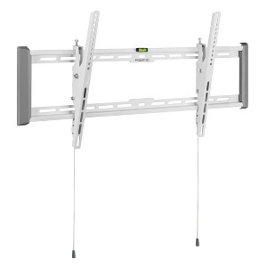 Mount-It! Ultra-Slim Heavy-Duty TV Wall Mount, Low 1.9" Profile, Tilting Wall Mount for TV 43" - 90" and up to 165 Lbs., VESA Compatible, White - 1 of 4