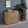 Coaster Pepita Farmhouse 2 Door Wood Accent Cabinet with Adjustable Shelves Mango Brown - 2 of 4