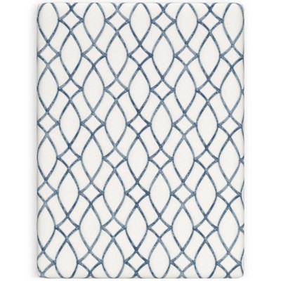 Full Blue and White Adjustable Memory Foam Mattress