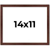 PosterPalooza | Photo Size Classic Modern Brown Frame - UV Acrylic, Foam Board Backing, Hanging Hardware - 2 of 4
