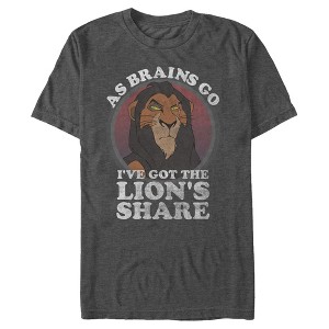Men's Lion King Scar Lion's Share Brains T-Shirt - 1 of 4