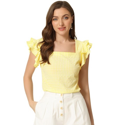 Target yellow blouse online