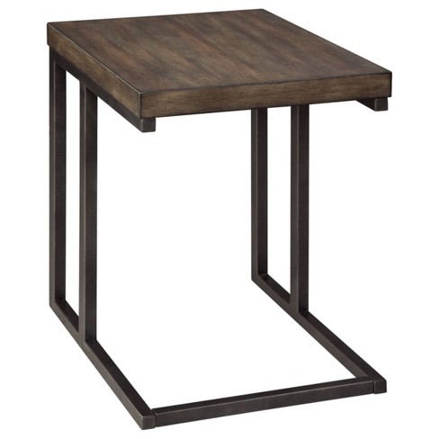 Johurst Chairside End Table Grayish Brown Black Signature Design By Ashley Target