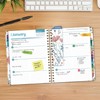 HARDCOVER 2026 Planner, 7"x9": 14 Months (Nov 2025-Dec 2026), Daily/Weekly/Monthly,  Bookmark, Pocket Folder w Sticky Notes (Colorful Botanicals) - 4 of 4