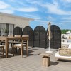Dovelina Arched Outdoor Privacy Screen Patio Decorative Screens - 3 of 4
