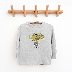 The Juniper Shop Happy Go Lucky Pot Of Gold Youth Long Sleeve Tee - 1 of 2