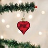 Old World Christmas Blown Glass Ornament for Christmas Tree, Shiny Red Heart - 2 of 2