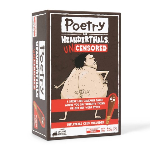 Детские игрушки Exploding Kittens Poetry For Neanderthals Uncensored