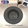 Flex Strainer Kitchen Sink Drain Strainer Replacement Basket Fits Most 3.5” Drains & Disposals - 3 of 4