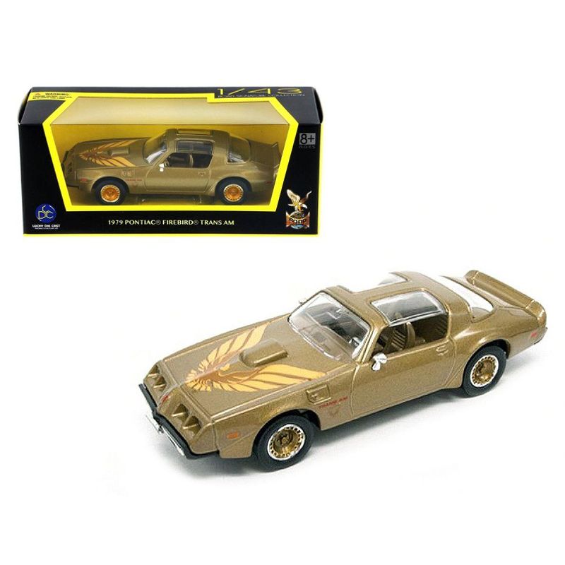 1979 Pontiac Firebird T/A Trans Am Gold 1/43 Diecast Model Car by Road Signature, 1 of 4