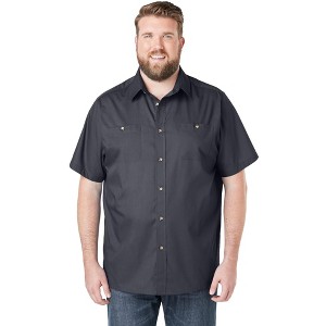 KingSize Short-Sleeve Pocket Sport Shirt - 1 of 4