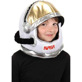 HalloweenCostumes.com    Space Plush Helmet for Kids, Black/White/Brown