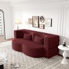 Sleeper Sofa Couch Modern Style Converts to Bed with Pillows for Living Room Small Spaces - 3irtyhousy - 2 of 4