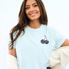 S.W.Smiley Soda Can Splash - Women's Garment Dyed Graphic T-Shirt - 2 of 4