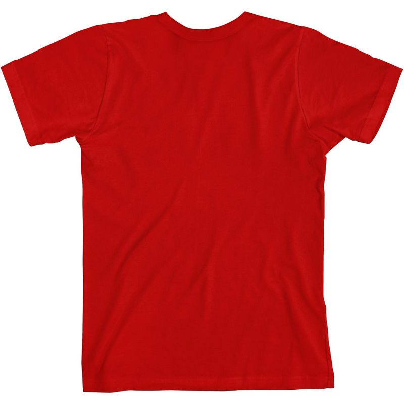 Five Nights at Freddy's We Get to Stay Up Late Boy's Red T-shirt, 3 of 4