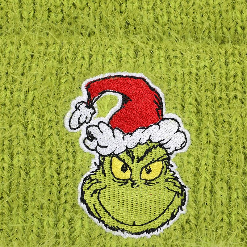 The Grinch Adult Beanie and Knee High Sock Set, 4 of 6