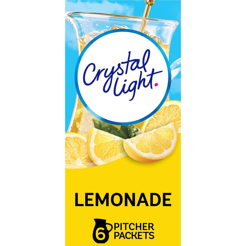 Crystal Light Natural Lemonade Drink Mix - 6pk/0.53oz, 1 of 12