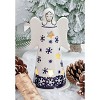 Blue Rose Polish Pottery L034 Manufaktura Small Angel Luminary - 4 of 4