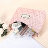 Unique Bargains Women's Zipper Love Makeup Bags and Organizers Pink - 3 of 4