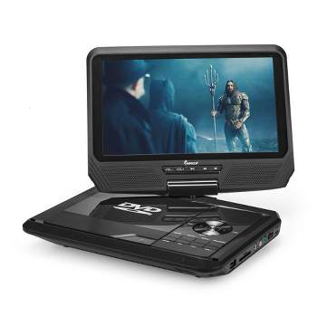 Impecca 9-inch 270 Swivel Screen Portable DVD Player, Black