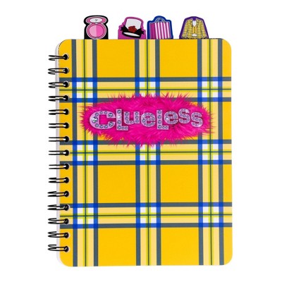 Inkology, LLC Clueless 4-Tab Spiral Notebook With 160 Dotted Sheets | 6 x 9 Inches