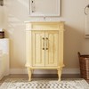 Hyleory Bathroom Storage Cabinet,Bathroom Cabinets Freestanding with 2 Doors for Bathroom Floor Cabinet,Restroom Cabinet, Storage Cabinet - image 2 of 4