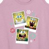 Women's - SpongeBob SquarePants - Christmas Photo Collage Graphic Racerback Tank - 2 of 4