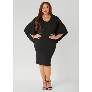 black dress ashley stewart Plus Size Fashion with Ashley Stewart