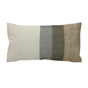 Outdoor Decor by Commonwealth Printed Lumbar Outdoor Pillow Cover 14" x 26" Multi (Cover Only) - 1 of 4